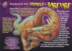 Mokele-Mbembe The Living Dinosaur of Africa Monster Cryptid T-Shirt