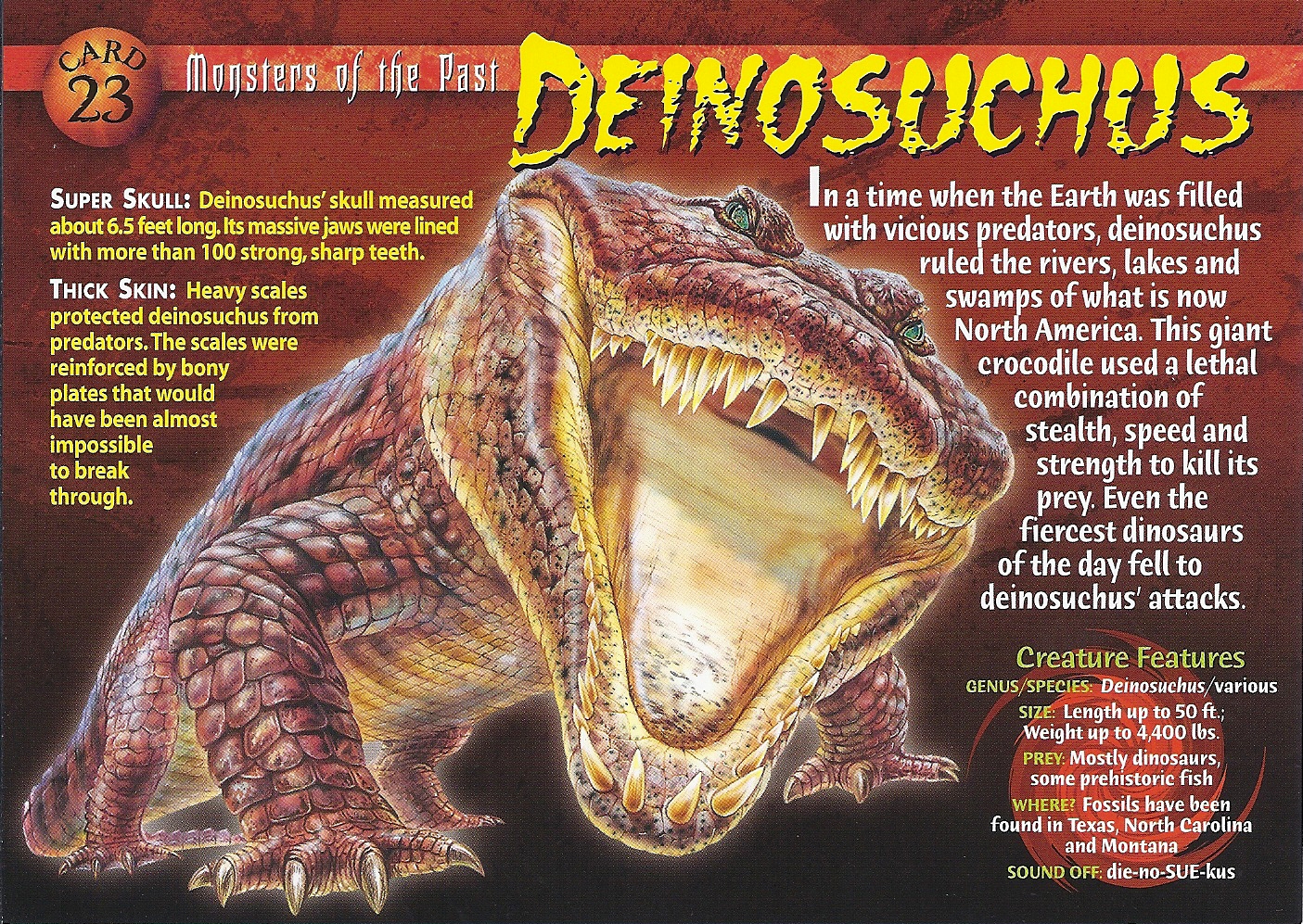 Deinosuchus and Sarcosuchus – Double Whammy! – Dinosaurs Made Easy