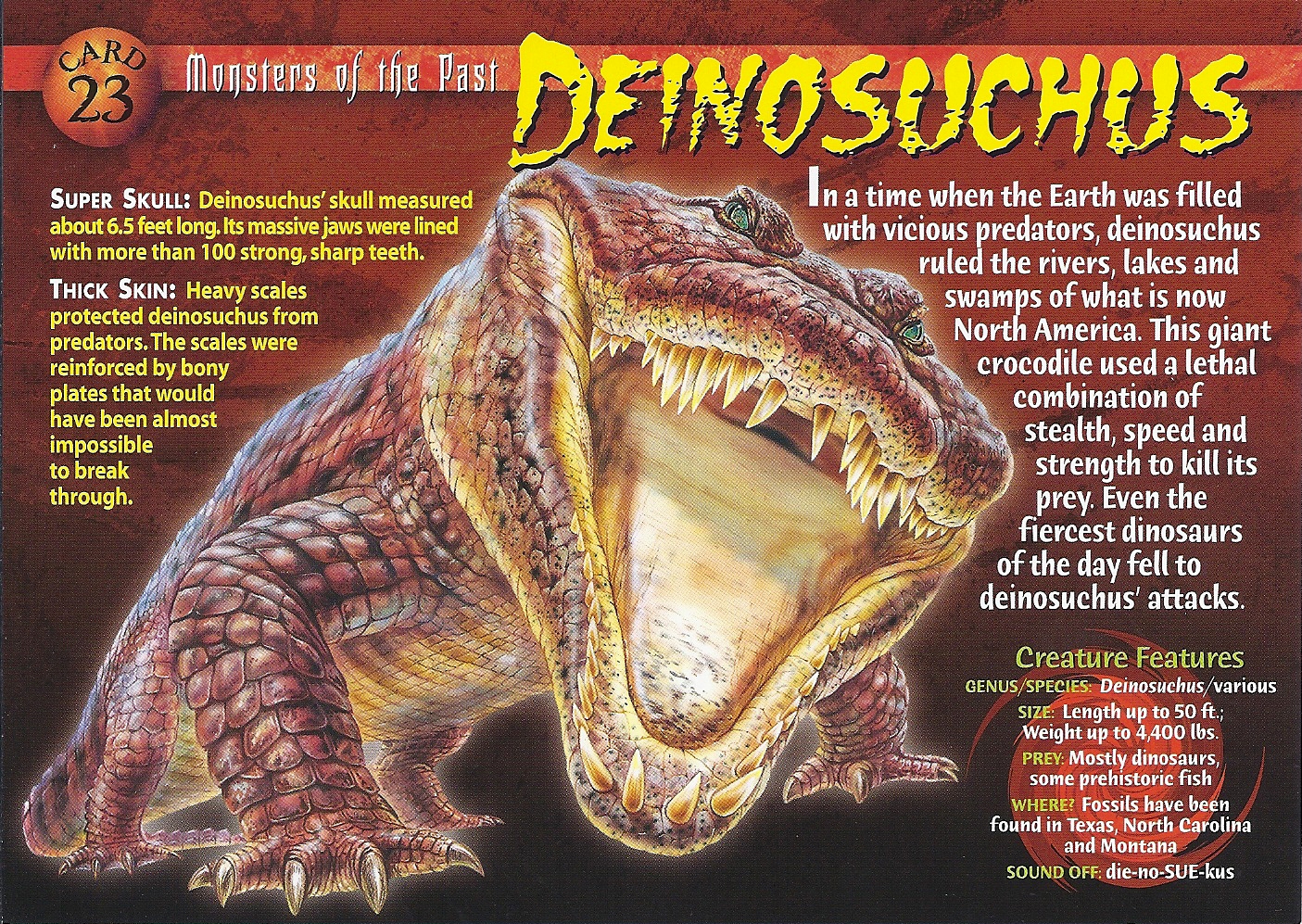 Deinosuchus – dinosaurs killer