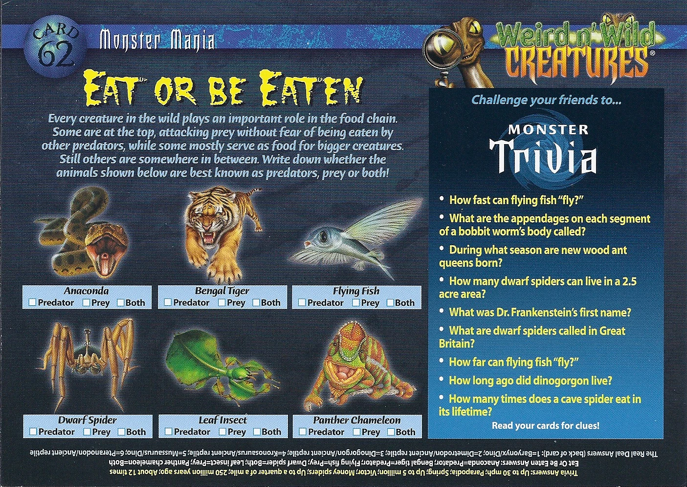 Monster Mania 62 | Weird n' Wild Creatures Wiki | Fandom