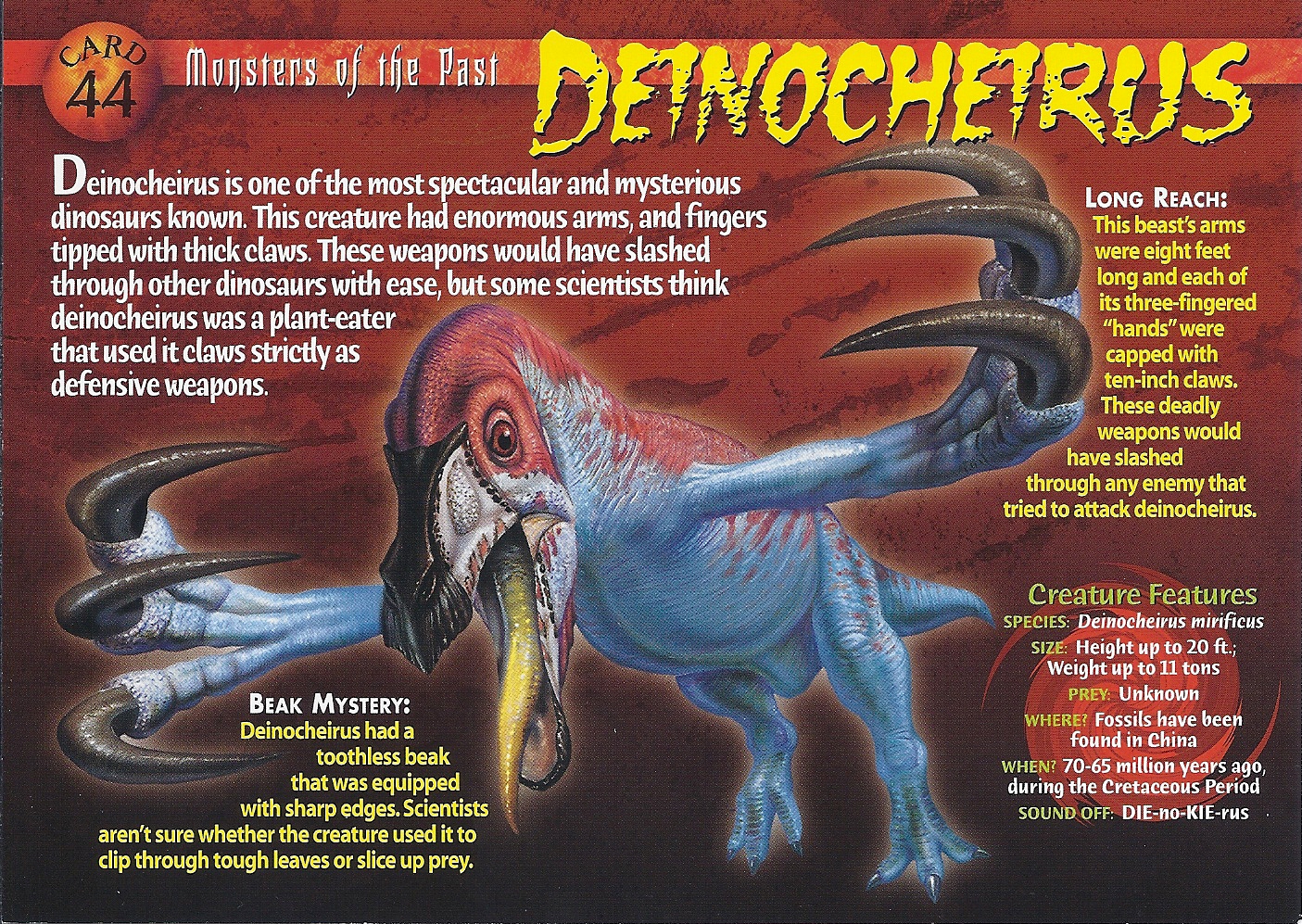 Deinocheirus mirificus, no longer an enigma