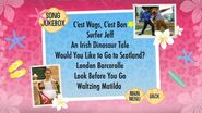 Song selection menu page 3 (Song used: Look Before You Go)