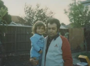 CaterinaandherFather.jpg (61 KB) Caterina as kid and her father