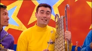 Greg playing the glockenspiel