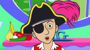 Captain Feathersword crying in Pirate Radio, Episode 16, Swish, Swish, Swish, Episode 46, and Wiggly Animations (TV Series 1 Collector's Box Set)