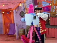 Captain setting his camera timer