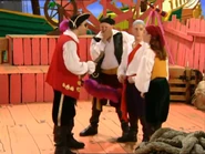 Captain Feathersword and his crew