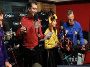 The Awake Wiggles at Mix FM studio