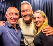 Lindsay with Anthony Field and Carolyn Ferrie.