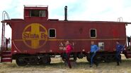 The Professional Wiggles and Santa Fe Caboose