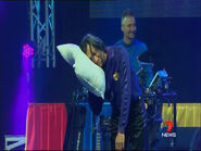 Jeff sleeping in "Christmas Celebration Tour!"