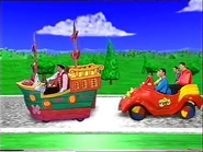 The Big Red Car and the S.S Feathersword