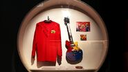 Murray/Simon's Skivvy include Maton Mastersound MS500 displayed at the Powerhouse Museum