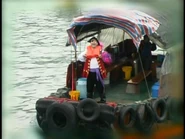 Captain Feathersword wearing safety vest