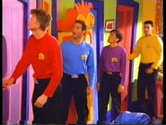 The Wiggles back in the normal shirts