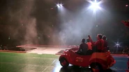 The Big Red Car in "Wiggledancing! Live In Concert"