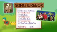 Song selection menu page 3 (Background music: Scrubby, Dub, Dub)