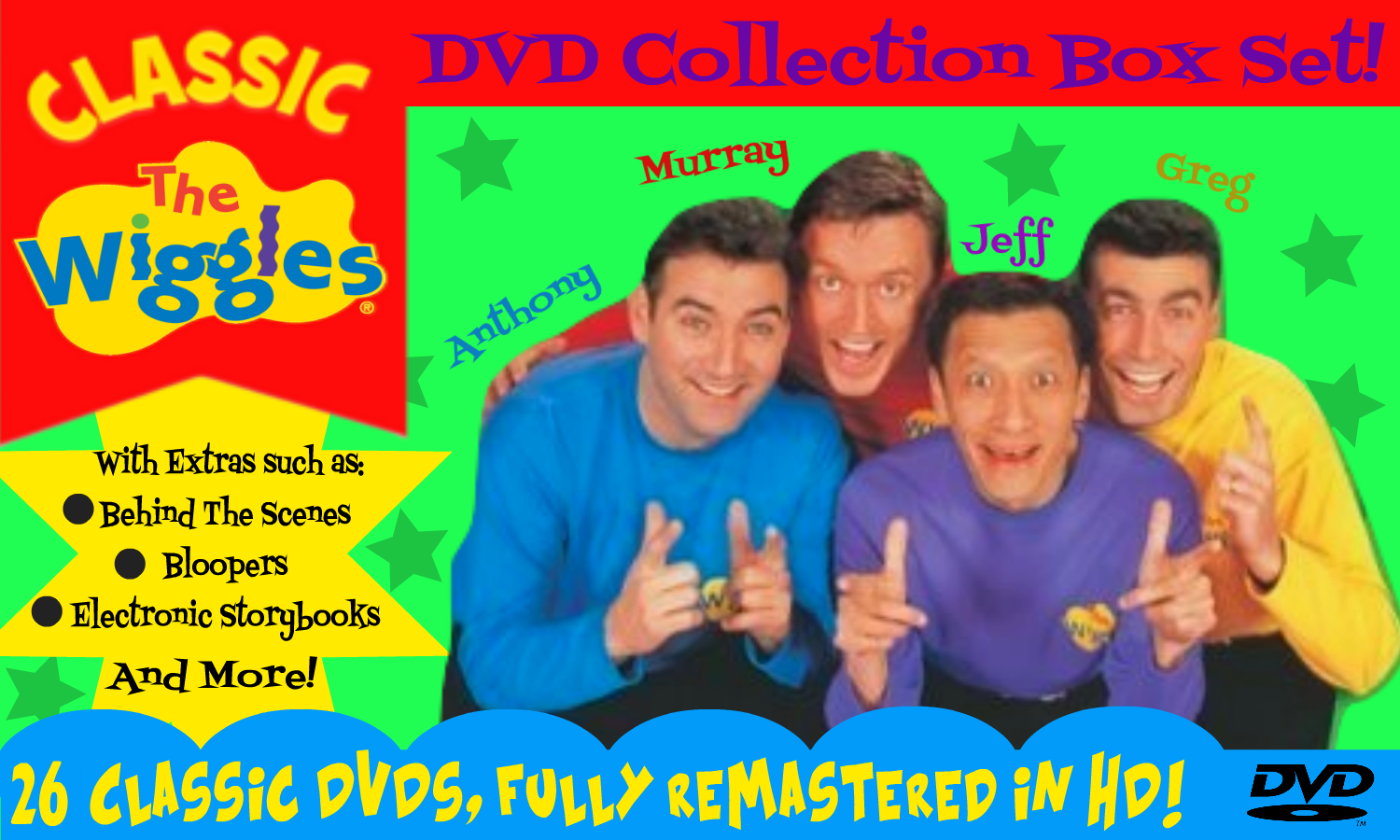 Wigglepedia Fanon: Classic Wiggles DVD Box Set (US Version