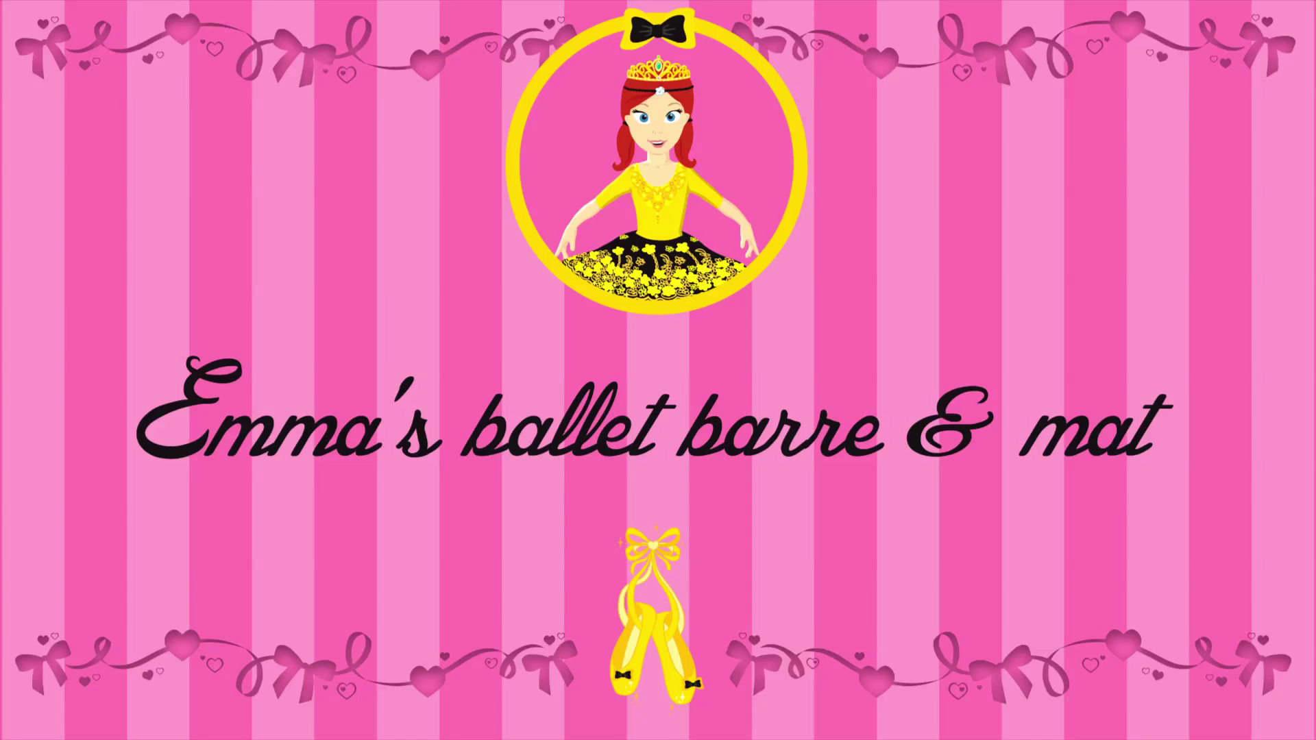 The Wiggles Emma's Bowtiful Interactive Ballet Mat & Barre Ballet Barre 