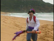 Captain Feathersword at Manly Beach