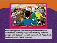 The Wiggly Group in electronic storybook: "Anthony Ate the Party Food"