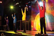 The Wiggles in promo picture of "Up, Down, Turn Around"