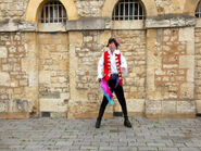 Captain Feathersword at Tower of London