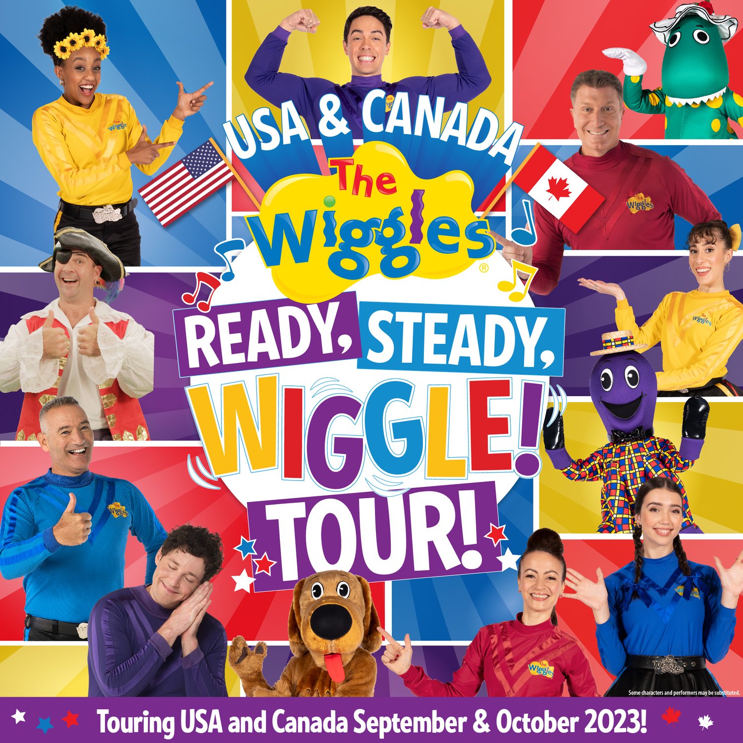 Wiggles North American Tour 2024 Blinnie