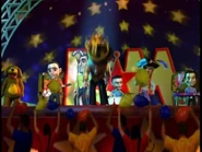 The audience in "Space Dancing!"