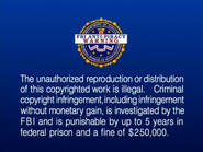 FBI Anti-Piracy Warning