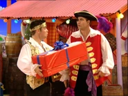 Captain Feathersword and his nephew, Captain No-Beard