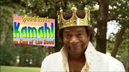 Kamahl's opening title in "Racing to the Rainbow"