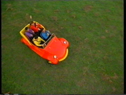 Greg starting the Big Red Car