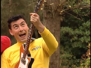 Greg playing his yellow Maton electric guitar in "Whoo Hoo! Wiggly Gremlins!"