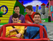 Jeff waking up in "Wiggles World" TV Series