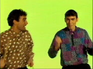 Greg and Anthony in "Get Ready To Wiggle" music video