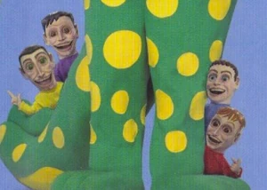 The Wiggles Puppets behind Dorothy