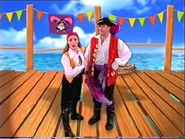 Captain Feathersword and Charlie in 2000