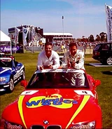 Anthony and Paul at the Celebrity Grand Prix in Melbourne