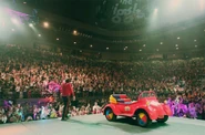 The Big Red Car in "Christmas Celebration Tour!"