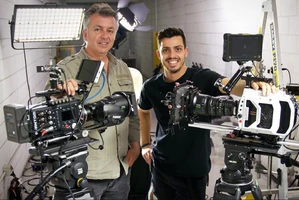 Damcevski and his son, Nathan.
