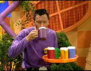 Jeff drinking hot milk