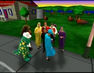 The next minute, they turn into ducks.)