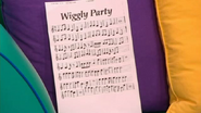 The "Wiggly Party" song sheet