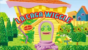 Title card, as seen in the Spanish adaptation of The Wiggles Show!.