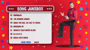 Song selection menu page 4 (Background music: Say the Dance, Do the Dance)