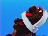 Puppet Wags as an astronaut