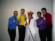 The Wiggles and Ross in December 2003