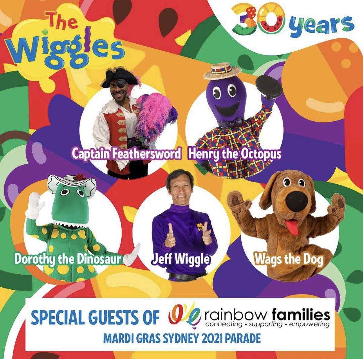 wiggles mardi gras