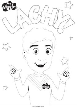 printable wiggles coloring pages